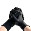 1000 Gants Nitrile Noirs Non Poudrés Taille M (7/8) Résistants et Confortables Usage Alimentaire ou Professionnel - D-Work