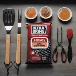 30 lingettes barbecue premium XXL UltraGrime L.38 x l.25 cm