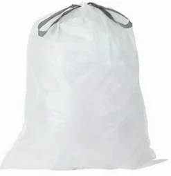 20 sacs poubelle à liens noir 50L Bin bag