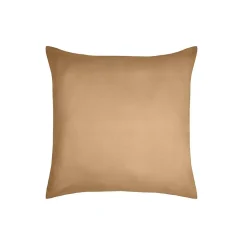 1 Taie d'39oreiller coton uni 63 x 63 cm Edens curry