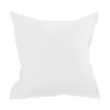 1 Taie d'39oreiller coton uni 65 x 65 cm Alice blanc