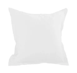 1 Taie d'39oreiller coton uni 65 x 65 cm Alice blanc