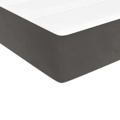 347809 vidaXL Matelas de lit à ressorts ensachés Gris foncé 140x200 cm epaisseur 20 cm