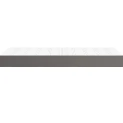347746 vidaXL Matelas de lit à ressorts ensachés Gris 100x200x20cm Similicuir