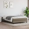 347798 vidaXL Matelas de lit à ressorts ensachés Taupe 140x200 cm epaisseur 20 cm Tissu