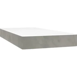 347748 vidaXL Matelas de lit à ressorts ensachés Gris clair 100x200x20 cm