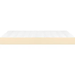 347799 vidaXL Matelas de lit à ressorts ensachés Crème 140x200 cm epaisseur 20 cm Tissu