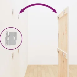 824954 vidaXL Tête de lit murale Blanc 82,5x3x110 cm Bois massif de pin