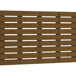 824746 vidaXL Tête de lit murale Marron miel 81x3x63 cm Bois massif de pin