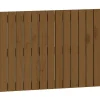 824856 vidaXL Tête de lit murale Marron miel 82,5x3x60 cm Bois massif de pin