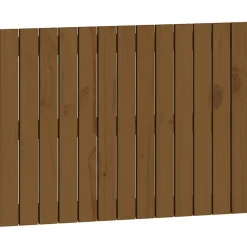 824856 vidaXL Tête de lit murale Marron miel 82,5x3x60 cm Bois massif de pin