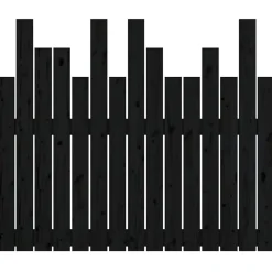 824787 vidaXL Tête de lit murale Noir 95,5x3x80 cm Bois massif de pin