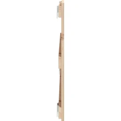 824833 vidaXL Tête de lit murale 95,5x3x60 cm Bois massif de pin