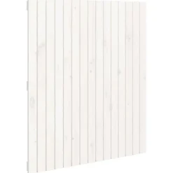 824934 vidaXL Tête de lit murale Blanc 95,5x3x110 cm Bois massif de pin