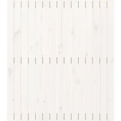 824934 vidaXL Tête de lit murale Blanc 95,5x3x110 cm Bois massif de pin