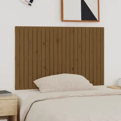 824921 vidaXL Tête de lit murale Marron miel 140x3x90 cm Bois massif de pin