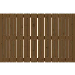 824921 vidaXL Tête de lit murale Marron miel 140x3x90 cm Bois massif de pin