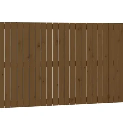 824921 vidaXL Tête de lit murale Marron miel 140x3x90 cm Bois massif de pin