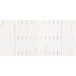 824839 vidaXL Tête de lit murale Blanc 127,5x3x60 cm Bois massif de pin