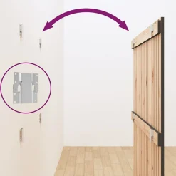 824925 vidaXL Tête de lit murale Gris 108x3x110 cm Bois massif de pin