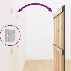 824936 vidaXL Tête de lit murale Marron miel 95,5x3x110 cm Bois massif de pin