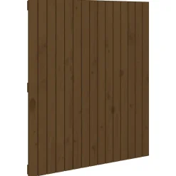 824936 vidaXL Tête de lit murale Marron miel 95,5x3x110 cm Bois massif de pin