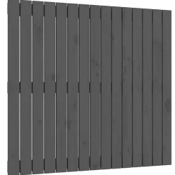824885 vidaXL Tête de lit murale Gris 95,5x3x90 cm Bois massif de pin
