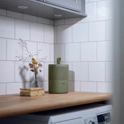 Absorbeur d'humidité compact 25m² vert kaki + 1 tablette 500g Starwax