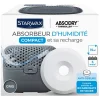 Absorbeur d'humidité compact 15m² gris + 1 tablette 500g Starwax