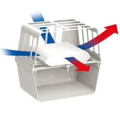 Absorbeur d'humidité 20m² + 1 recharge sachet 500g