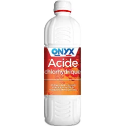 Acide chlorhydrique pour métal, carrelage, canalisations Onyx bricolage 1 L