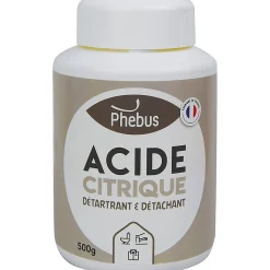 Acide citrique détartrant et détachant Phebus 500g