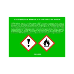 Alcool à brûler 90° pour métal, bois, tissus et vitres Onyx 5 L