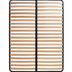 ALTOLATTES - Pack Sommier 2x20 Lattes 120x190cm + Pieds bleus + Pied central