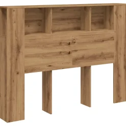 Armoire à tête de lit Chêne artisanal 140 x 18,5 x 102,5 cm Bois d'ingénierie vidaXL