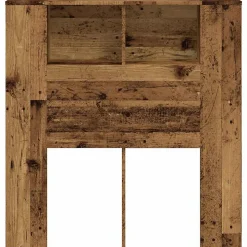 Armoire de tête de lit vieux bois 100x18,5x102,5 cm vidaXL