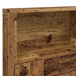 Armoire de tête de lit vieux bois 160x19x103,5 cm vidaXL