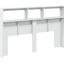 Armoire tête de lit avec LED blanc 160x17x102 cm vidaXL