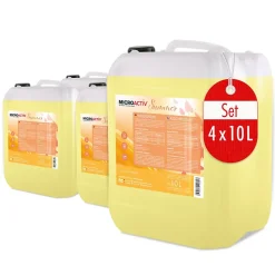 Assouplissant Végétalien Summer Höfer Chemie 4 x 10 L, Linge Doux, Parfum Estival Et Séchage Rapide