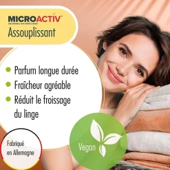 Assouplissant Végétalien Summer Höfer Chemie 4 x 10 L, Linge Doux, Parfum Estival Et Séchage Rapide