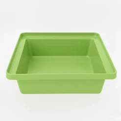 Bac de rangement empilable 30l - VERT - 17cm