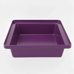 Bac de rangement empilable 30l - VIOLET - 17cm