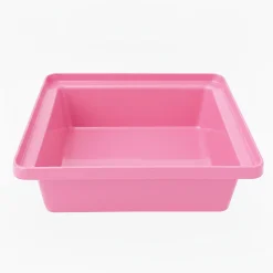 Bac de rangement empilable 30l - ROSE - 17cm