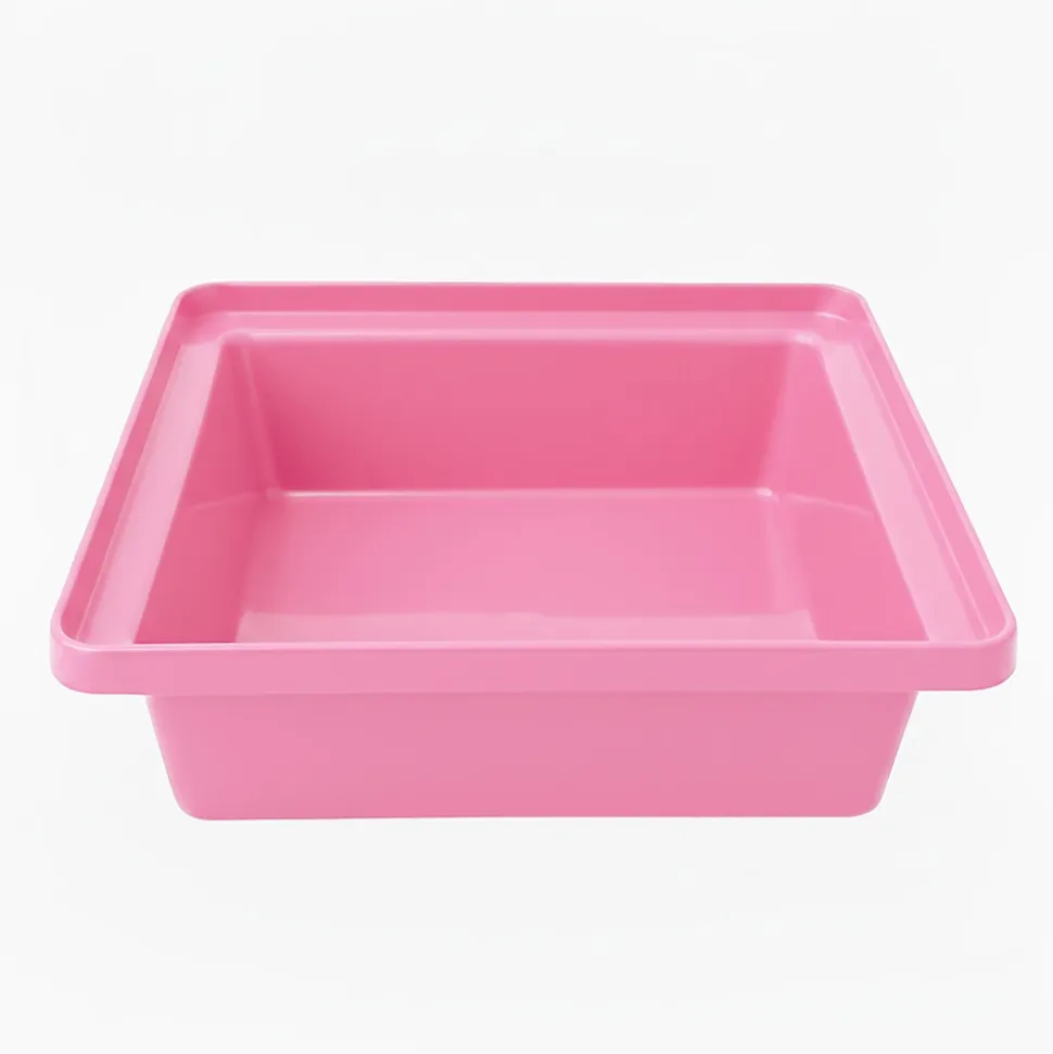 Bac de rangement empilable 30l - ROSE - 17cm