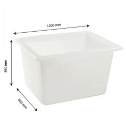 Bac grand volume 500 L - blanc