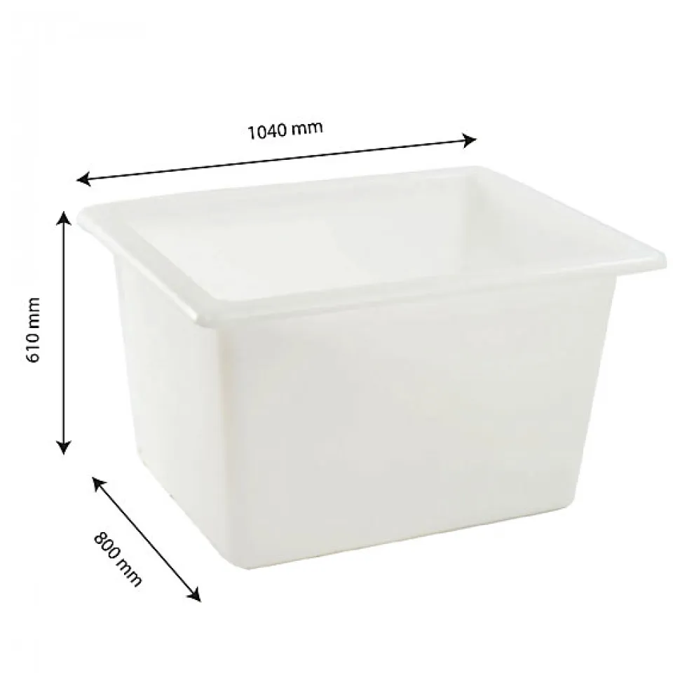 Bac grand volume 310 L - blanc