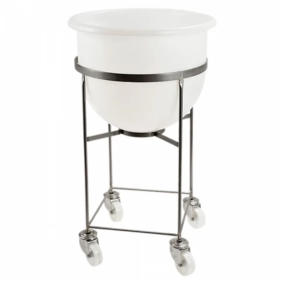 Bac grand volume hémisphérique 75 L - blanc