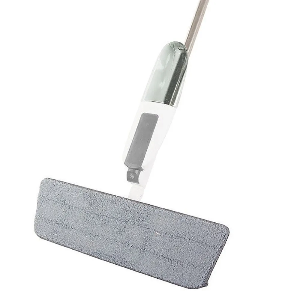 Balai à plat avec nettoyeur à eau et vaporisateur pour sols