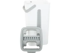 Balai serpillière plat rotatif avec seau essoreur à deux compartiment