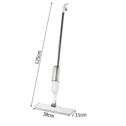 Balai serpillière plat avec laveur rotatif à jet solide 3x cartouches de rechange